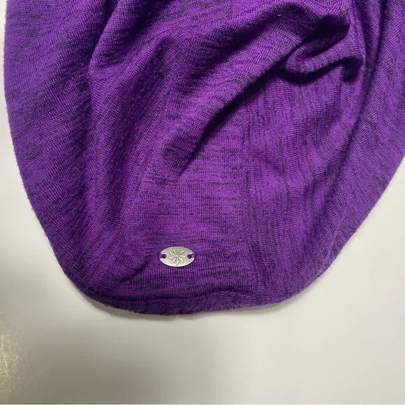 Athleta Heathered Purple Full Zip Hoodie W/ Thumbholes Women's Size Small - Picture 2 of 16